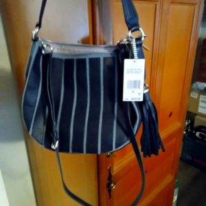 NWT MICHAEL KORS LEATHER AND SUEDE SHOULDER BAG